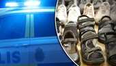 Misstanken: Man stal 19 par fotriktiga skor