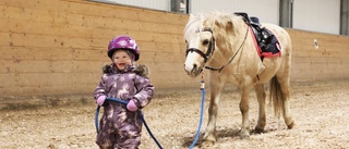 BILDEXTRA: Sötchocken – här hoppar Nelly, 1, med sin ponny