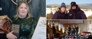 Elina, 34, vann pris för årets unga företagare på Kirunagalan