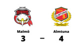 Knapp seger för Almtuna mot Malmö