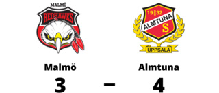 Knapp seger för Almtuna mot Malmö