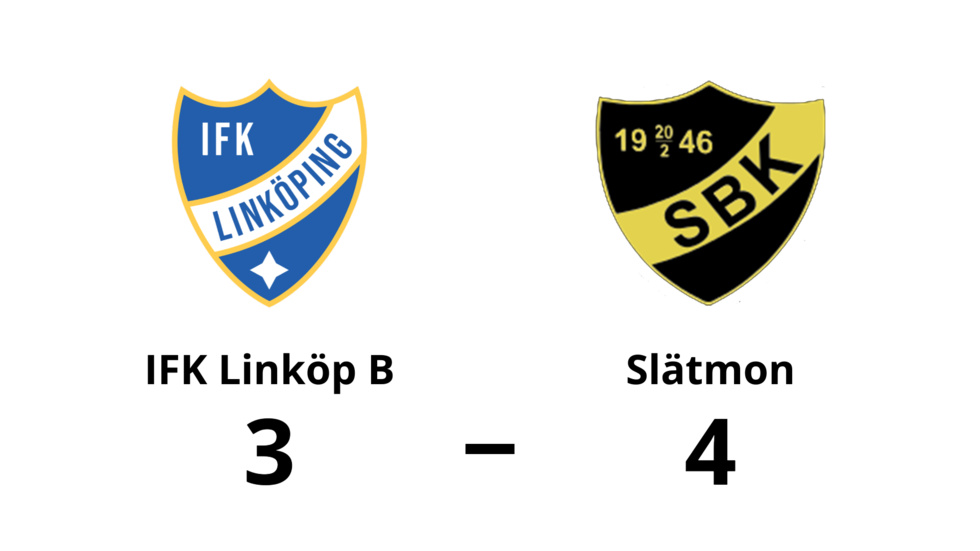 IFK Linköping FK B förlorade mot Slätmons BK