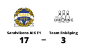 Team Enköping föll tungt mot Sandvikens AIK F1