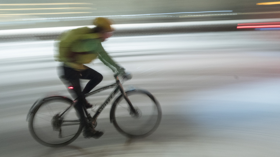 Det går utmärkt att cykla året runt, skriven Bengt Wahlström (det är inte han på bilden).