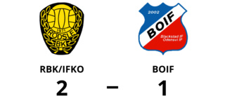 Evelina Bertilssons mål räckte inte för BOIF mot RBK/IFKO