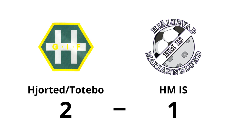 Hjorted/Totebo vann mot HM IS