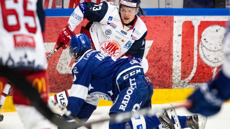 Backen Edwin Johansson är klar för spel i Vimmerby Hockey.