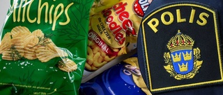 Stal chips – togs på bar gärning