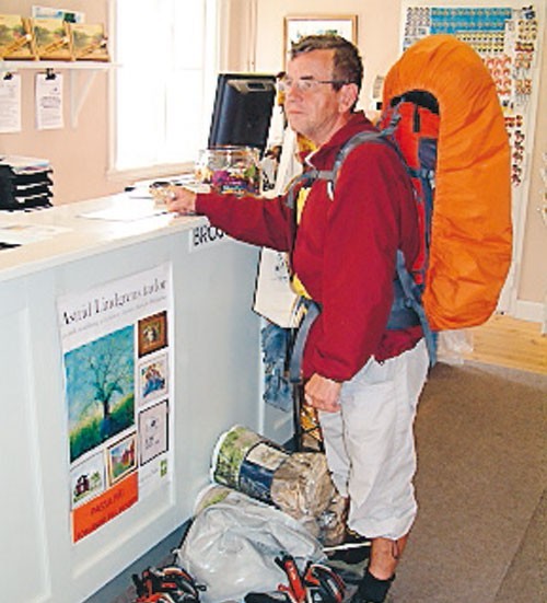 Péro Diethelm på Turistbyrån i Vimmerby.