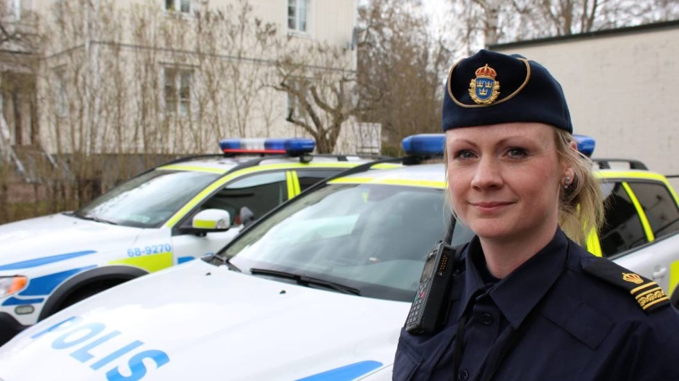 Gabriella Bodger, gruppchef hos polisen i Vimmerby, ser ingen utbredd verksamhet av NMR i Vimmerby.