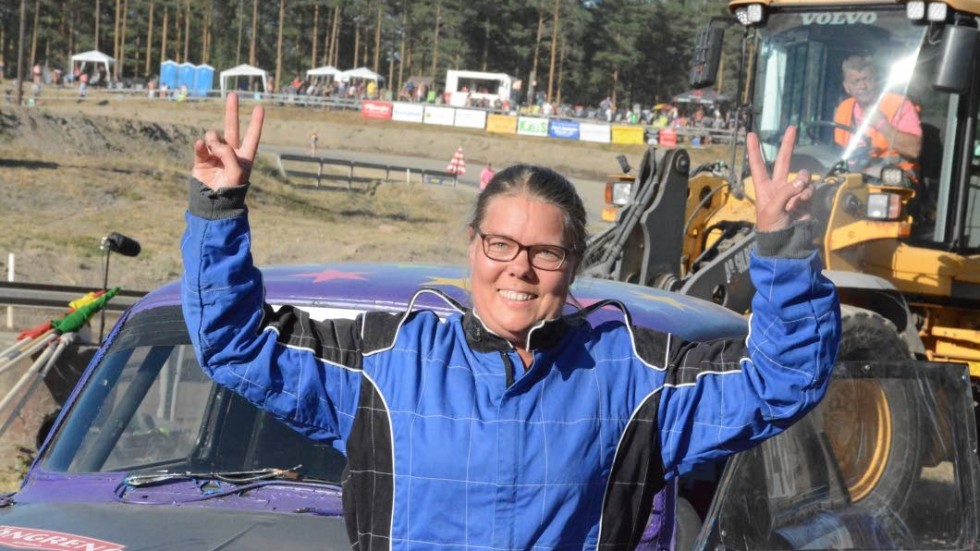 Seger - igen. Maria Karlsson vann damklassen i Semesterracet för femte gången.