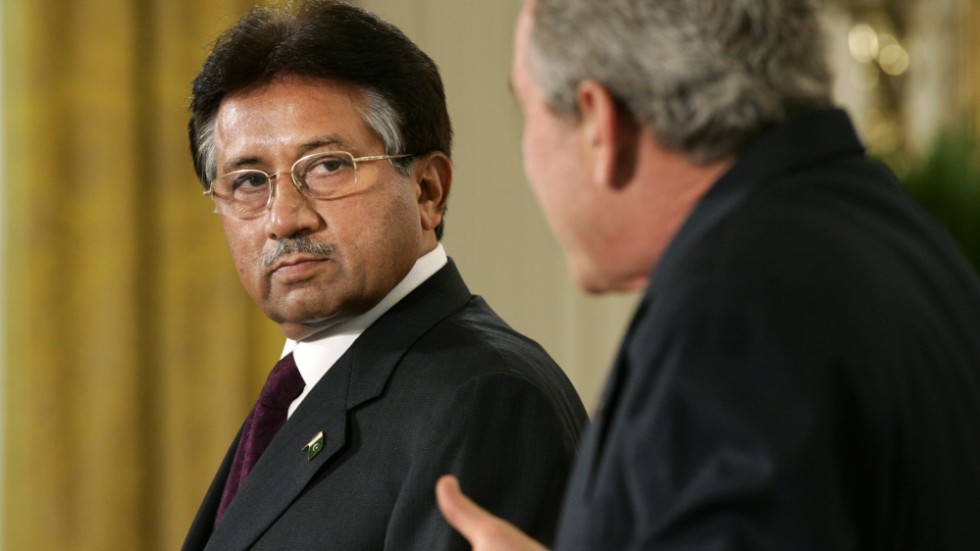 Pervez Musharraf, här tillsammans med USA:s dåvarande president George W Bush 2006.