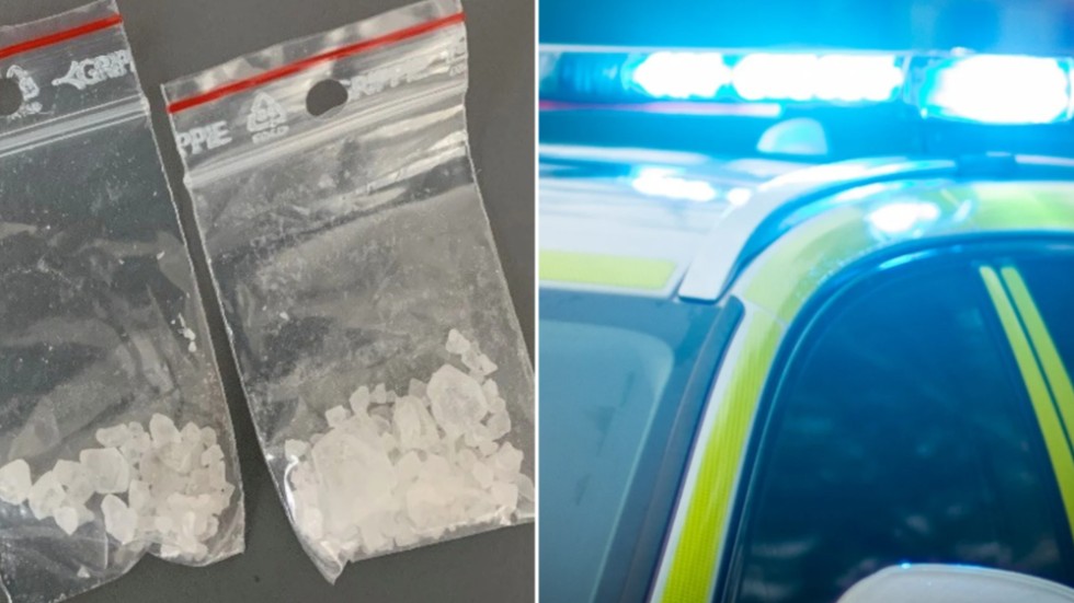 Tre personer i 20-årsåldern misstänks för att ha försökt sälja knarket kristall i Vimmerby. Men polisen avslöjade dem på onsdagskvällen.
