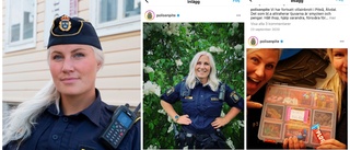 Emma från Västervik gör avtryck på Insta – som polis: "Med ett knapptryck når vi minst 13 000 personer"