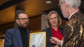 Björn Ulvaeus fick ta emot pris från Västerviksprofil