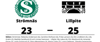 Tuff match slutade med seger för Lillpite mot Strömnäs