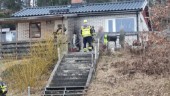 Fasad brann – räddningstjänsten ryckte ut