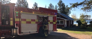 Larm om röklukt i villa i Piteå