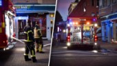 Brand i lägenhetshus i centrala Skellefteå – stort pådrag • ”Brann i tvättmaskin”