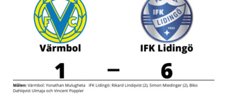 Defensiv genomklappning när Värmbol föll mot IFK Lidingö