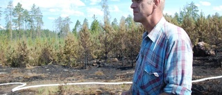 Två hektar skog brann ned utanför Hällestad