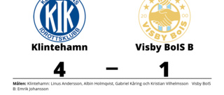 Seger för Klintehamn i tidiga seriefinalen mot Visby BoIS B