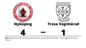 Formstarka Nyköping tog ny seger mot Trosa Vagnhärad