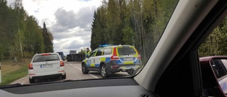 Lastbilsolycka på riksväg 53