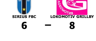 Seger för Lokomotiv Grillby borta mot Sirius FBC