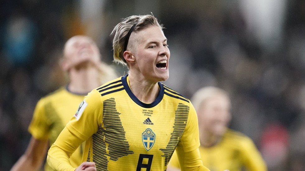 Sveriges Lina Hurtig spelar i Juventus. Arkivbild.