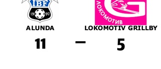 Lokomotiv Grillby släppte in sex mål i tredje perioden - föll stort mot Alunda