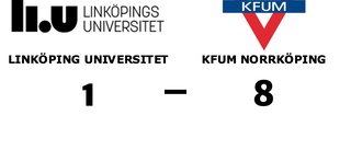 Defensiv genomklappning när Linköping Universitet föll mot KFUM Norrköping