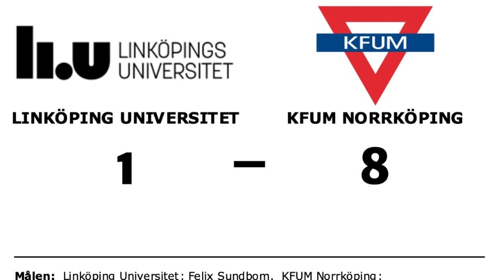 Linköpings Univ förlorade mot KFUM Norrköping IBF