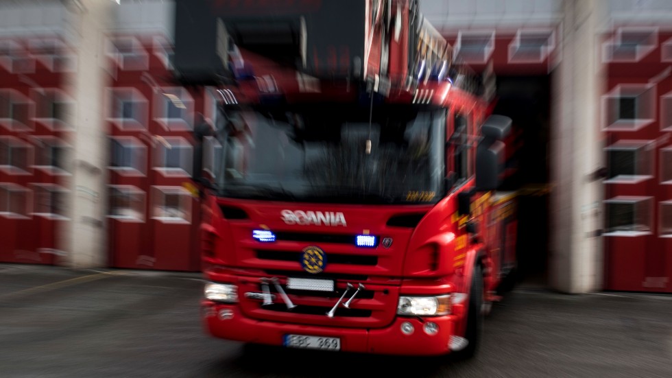 En man som brännskadades i en villabrand på Gotland har nu avlidit. Arkivbild.