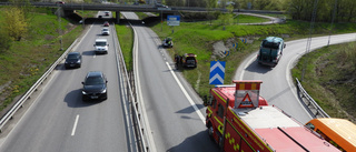 Trafikolycka på Söderleden – ett körfält stängdes av