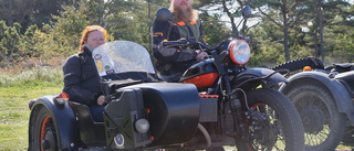 Ryssjärn motorcykelklubb har intagit Gotland