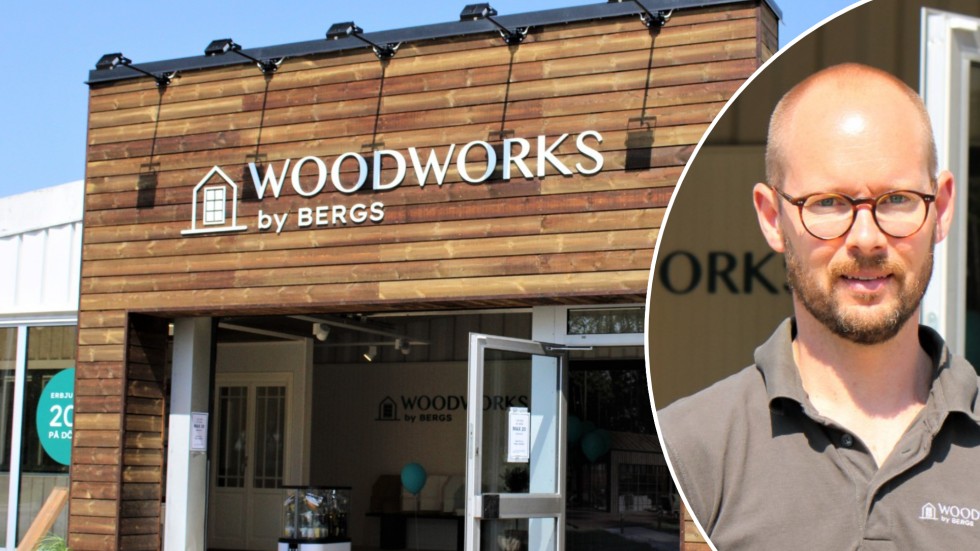 Per-Åke Bergh är vd på Woodworks by Bergs, som i lördags öppnade en concept store i Vimmerby.