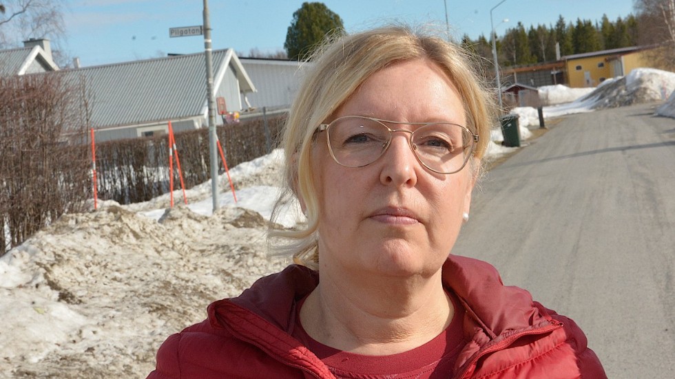 Helena Strömgren, syster till den försvunne Mikael Simonsson.