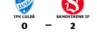IFK Luleå föll mot Sandvikens IF på hemmaplan
