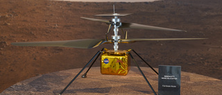 Minihelikopter har landat på Mars