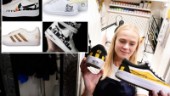 Lisa Berg har en egen design på skor: ”Taggtråd, tigerränder och tröjnummer två är mina favoriter”