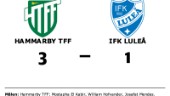 Ahmad Abdullahi Gero enda målskytt när IFK Luleå föll