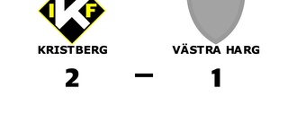 Kristberg besegrade Västra Harg på hemmaplan