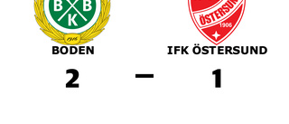 Boden vann mot IFK Östersund på Boden Arena