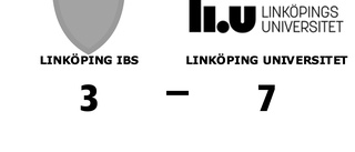 Linköping Universitet vann mot Linköping IBS på bortaplan