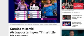Carola slår tillbaka mot SVT: "Var visst redo"