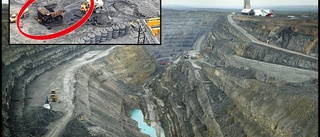   Jättetruck i lågor vid Aitikgruvan – släcktes efter elva timmar