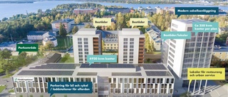 Söker bygglov för kontor och hotell i centrala Luleå – se skissen