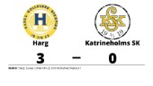 Harg segrare hemma mot Katrineholms SK