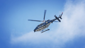 Skoterolycka i fjällen – polishelikopter utskickad